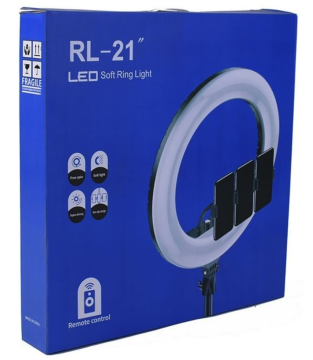 OEM 21 inch Led Kumandalı Soft Ring Light  (Ayak ve Çanta Dahil)