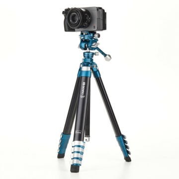 Benro CyanBird 2’si 1 arada Alüminyum Foto/Video Tripod Kiti