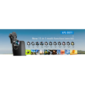 APEXEL 11'i 1 Arada Cep Telefonu İphone & Android İçin Akıllı Telefon Lens Kiti
