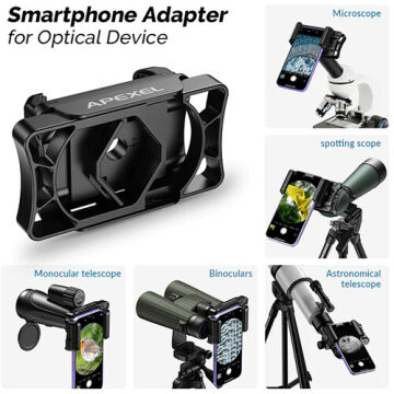 Apexel Dürbün/Mikroskop/Teleskop İçin Iphone Adaptör
