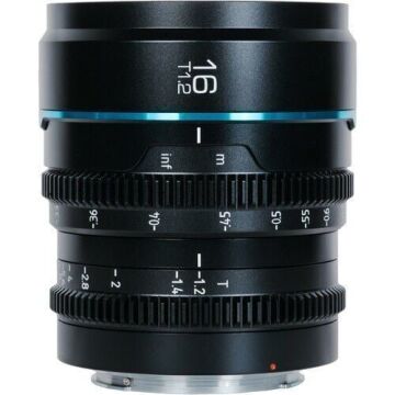 美品SIRUI Night Walker 16mm T1.2 S35 Eマウント Sirui Nightwalker 16mm T1.2 S35 Cine Lens (X Mount, Siyah)… Fiyatı