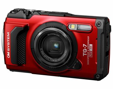 Olympus OM System Tough TG-7 Fotoğraf Makinesi (Red)
