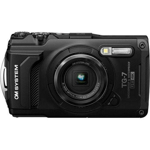 Olympus OM System Tough TG-7 Fotoğraf Makinesi (Black)