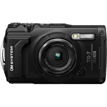 Olympus OM System Tough TG-7 Fotoğraf Makinesi (Black)