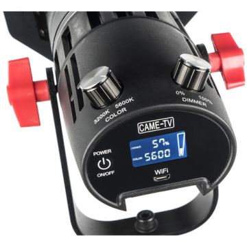 CAME-TV Boltzen 30W Çift Renkli Fansız Odaklanabilir LED Fresnel 3'lü Işık Kiti