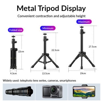 Apexel Yeni Yükseltme 36X Telefoto Akıllı Telefon Lens Kiti