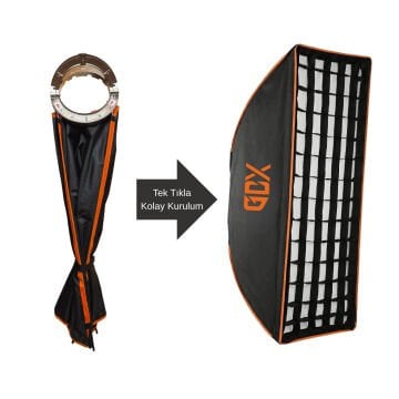 GDX ML-200R II RGB Sürekli Işık Seti – 200W Profesyonel Video & Fotoğraf Aydınlatma Kiti (Softbox + Tripod)
