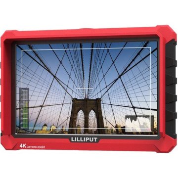 Lilliput A7S 7'' 4K Uyumlu Monitör + Batarya + Şarj Aleti