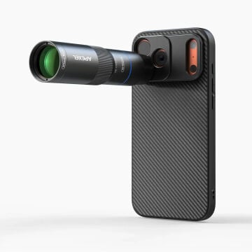 Apexel 10X Telephoto Lens&200mm Macro Lens Kit
