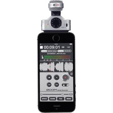 Zoom IQ7 Stereo Kayıt Mikrofonu iPhone/iPad/iPod Uyumlu