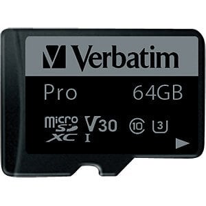Verbatim 64GB 90MB/S Micro SD Pro Class 10 UHS (Mıc Adaptor)