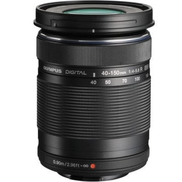 Olympus M.Zuiko Digital ED 40-150mm f/4-5.6 R Lens (Black)