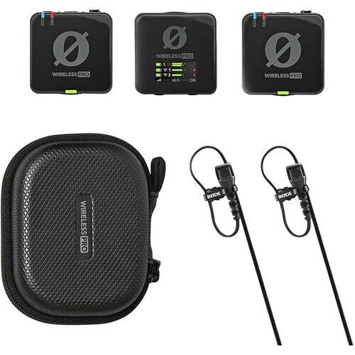 RODE Wireless PRO 2 Kişilik Kablosuz Mikrofon Sistemi ( RODE Interview GO Hediye)
