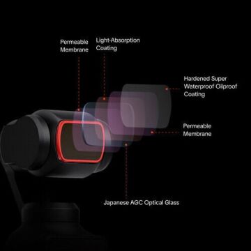 PGYTECH DJI Osmo Pocket 4P için Black Mist Filter 1/4 Filtre