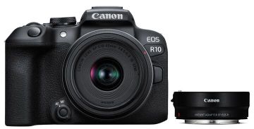 Canon EOS R10 18-45mm Lens + EF-EOS R Adaptör