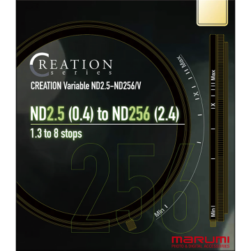 Marumi 82mm CREATION Variable ND2.5-256/V Filtre