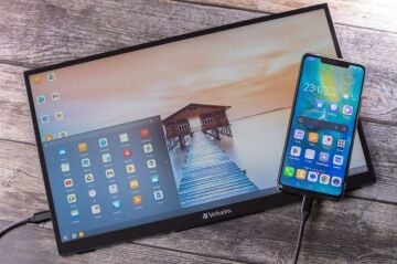 Verbatim Taşınabilir Monitör  Dokunmatik 15,6 1080P Usb-C Metal Kasa-(49592)