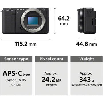 Sony ZV-E10 16-50mm Lensli Kit