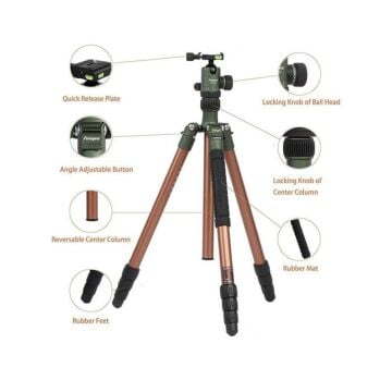 Fotopro X-go Chameleon Tripod (Monopod Özellikli - Gray)