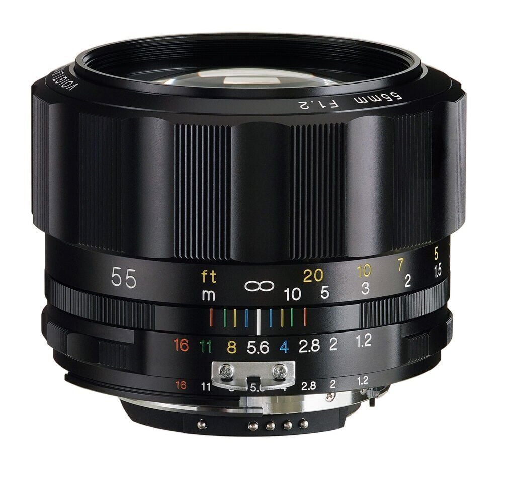 Voigtländer Nokton 55mm F1.2 SL-II S Nikon AI-S F Mount Lens