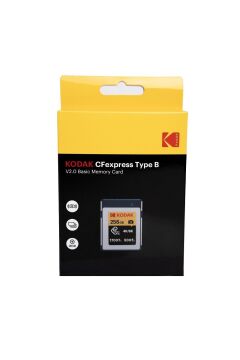 Kodak 256GB CF Express Type B 2.0 Hafıza Kartı (1700MB/s - 500MB/s)