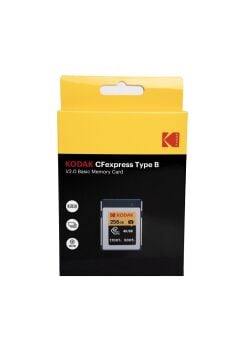 Kodak 256GB CF Express Type B 2.0 Hafıza Kartı (1700MB/s - 500MB/s)