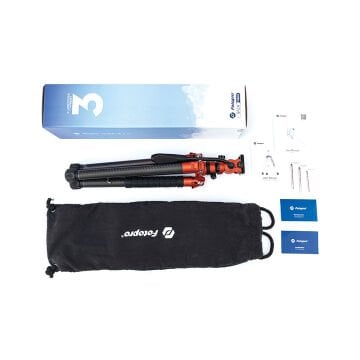 Fotopro X-Aircross 3 Karbon Fiber Video Tripodu (Kırmızı)