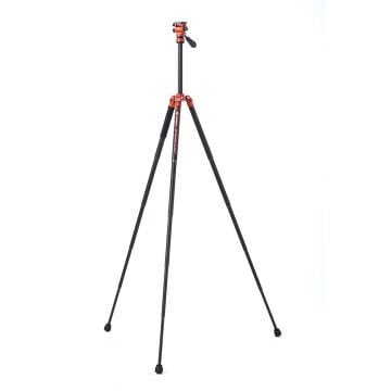 Fotopro X-Aircross 3 Karbon Fiber Video Tripodu (Kırmızı)