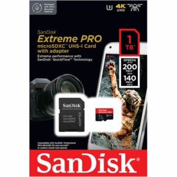 Sandisk Extreme Pro 1TB MicroSDXC 200MB/s Hafıza Kartı