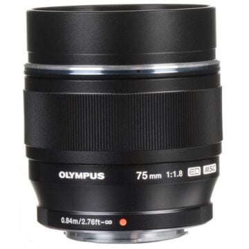 OLYMPUS LENS 75MM 1.8 M.ZUIKO BLACK V311040BW000