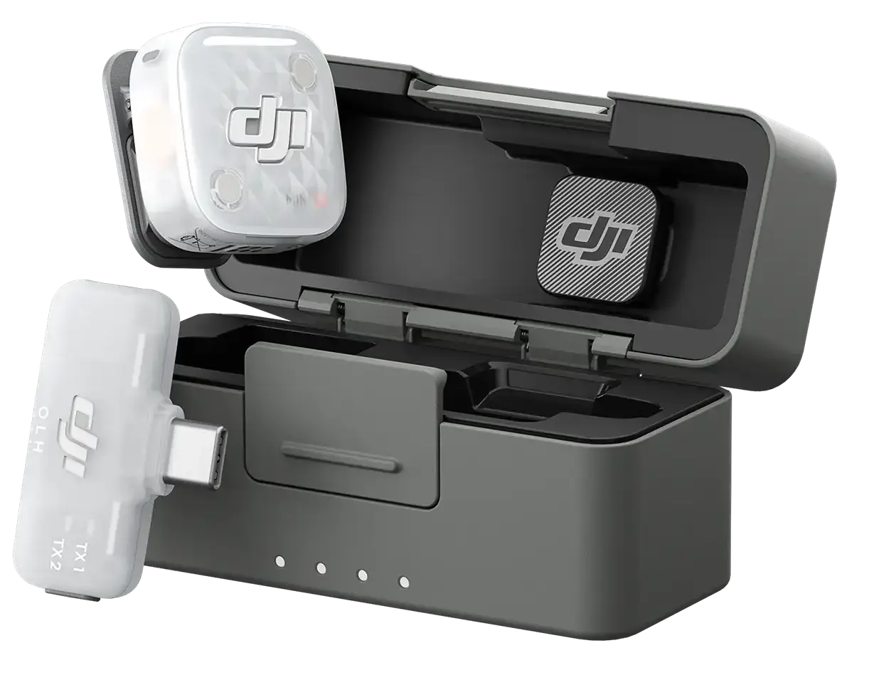 DJI Mic Mini 2S (1TX + 1 Mobile RX + Şarj Kutusu)
