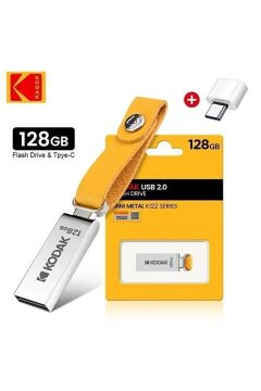 Kodak 128GB 2.0 Metal USB Bellek (K122)