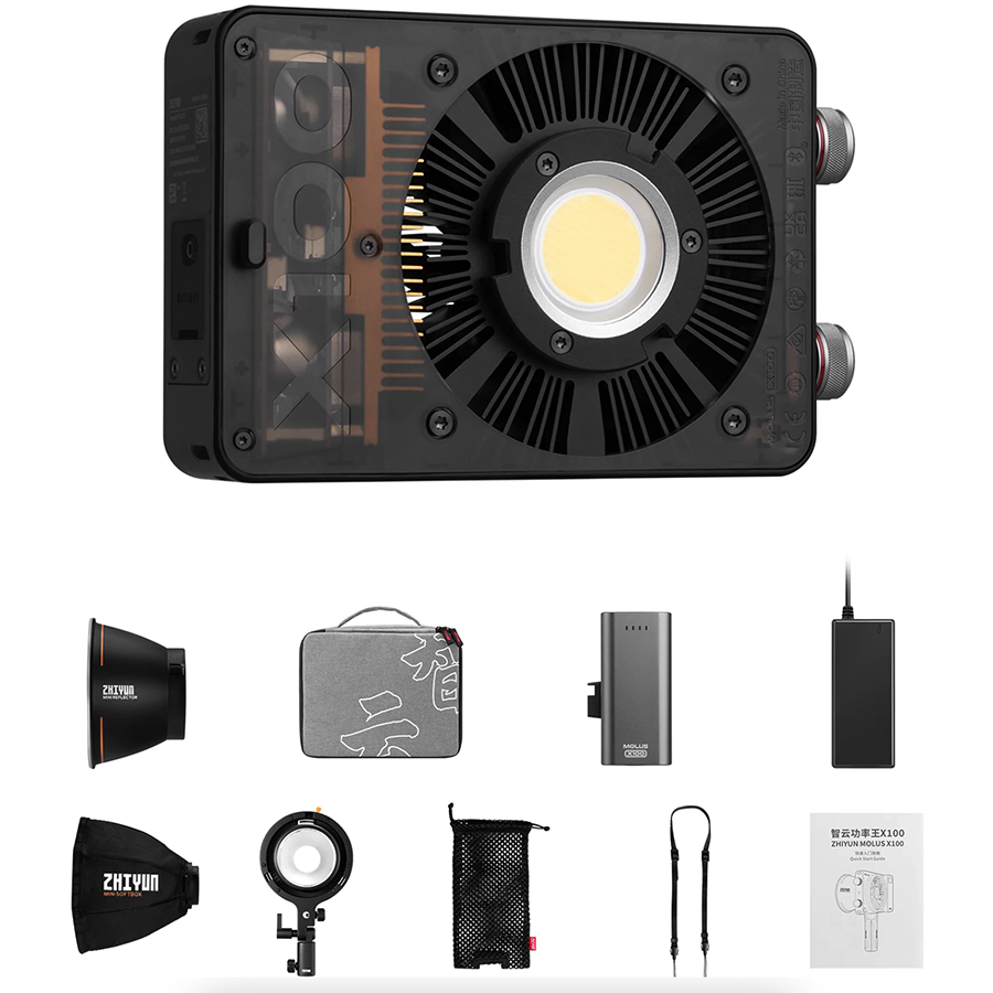 Zhiyun MOLUS X100 Bi-Color Pocket COB Monolight (Pro Kit)