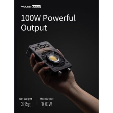 Zhiyun MOLUS X100 Bi-Color Pocket COB Monolight (Combo Kit)