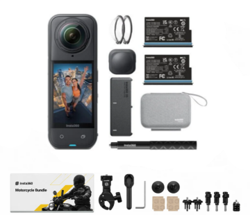 İnsta360 X5 Essentials Bundle Motosiklet Set