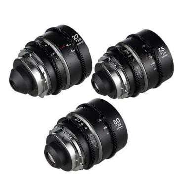 Laowa S35 Prime 3- Lens Bundle Nanomorph(27mm,35mm,50mm ) - Sılver Arri Pl/Ef
