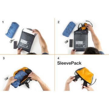 Lowepro SleevePack 13 Packable Laptop Sleeve (Blue/Gray)