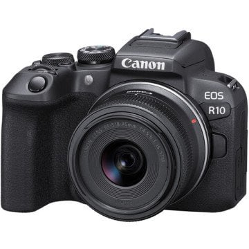 Canon EOS R10 18-45mm Lensli Aynasız Fotoğraf Makinesi