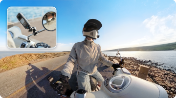Insta360 Rear View Mirror Mount | Geniş Açılı Dikiz Aynası Kamera Montaj Aparatı