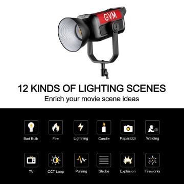 GVM PRO-SD500B 500W Bi-Color LED Video Işığı