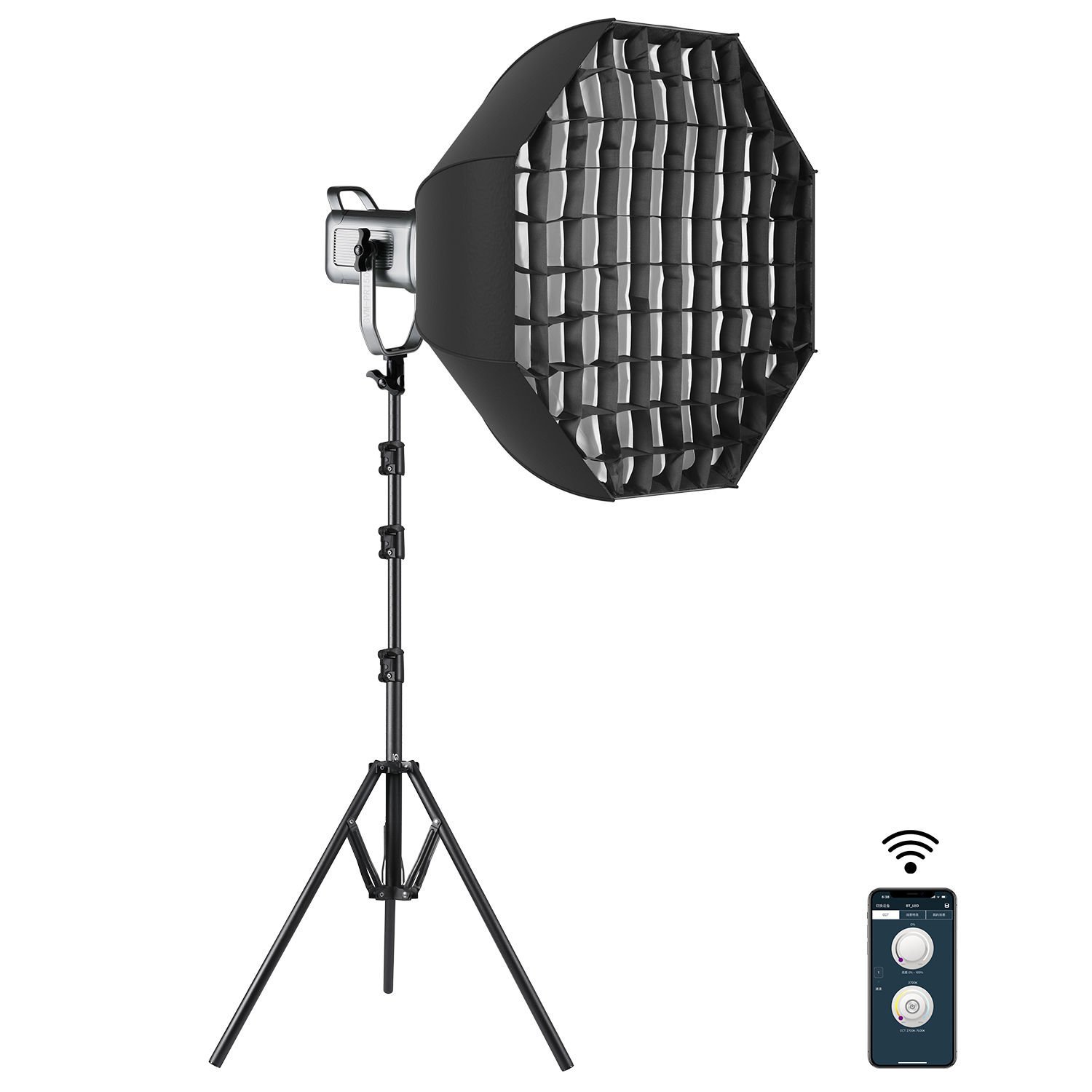GVM PR150D Bİ-COLOR LED Video Işığı Softbox Set