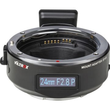 Viltrox Mark V EF-E5 Canon EF Lens - OLED Ekranlı Sony E-Mount Gövde Adaptörü