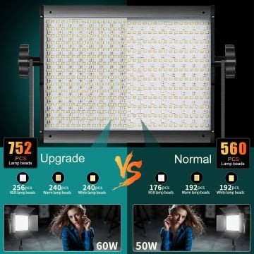 GVM 880RS-3L Panel LED 3’lü Işık Seti