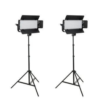 Gdx CF-300C BiColor Mobil 2'li Sürekli Video Panel Led Işık Seti