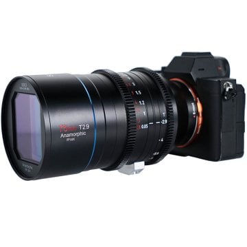 Sirui 75mm T2.9 1.6X Full Frame Anamorphic Lens (Canon RF)