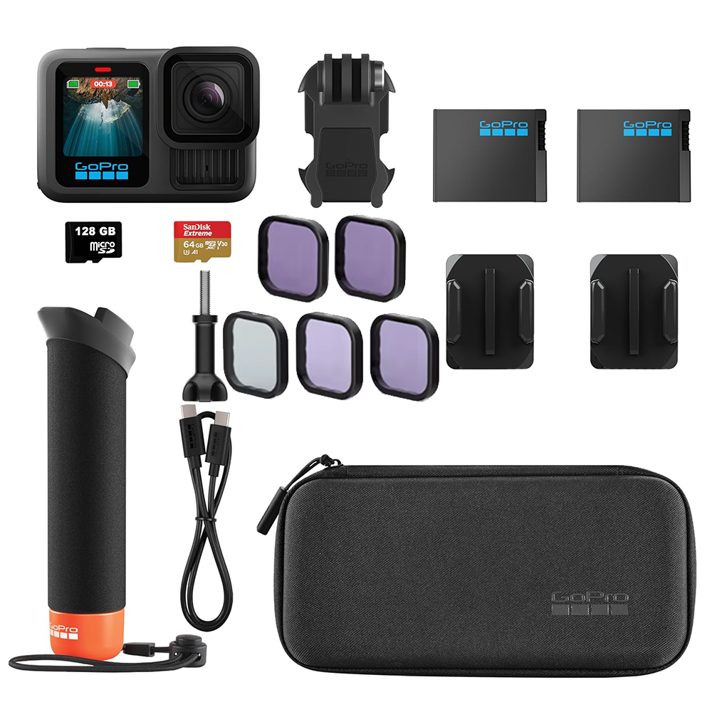 GoPro HERO 13 Black CPL/ND8/16/32/64 Filtreli Bundle