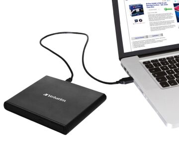 VERBATIM 98938 - EXTERNAL SLIMLINE CD/DVD WRITER USB 2.0