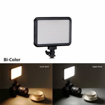 Gdx 300C BiColor Mobil 2'li Sürekli Video Panel Led Işık Seti