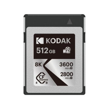 Kodak 512GB CF Express Type B 4.0 Hafıza Kartı  (3600MB/s - 2800MB/s)