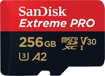 Sandisk Extreme Pro 256GB MicroSDXC 200MB/s Hafıza Kartı